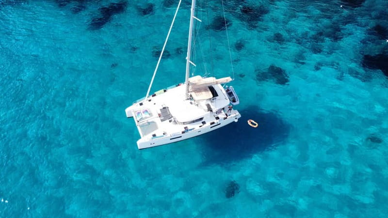 Cagliari: Catamaran Tour to the Gulf of the Angels - One hour near Poetto for swimming and snorkeling