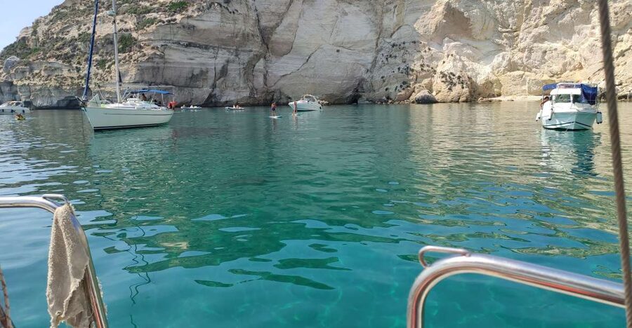 Cagliari Sailing Boat Tour with Snorkeling and Drink - The first cruise along Poetto and the Cagliari coast