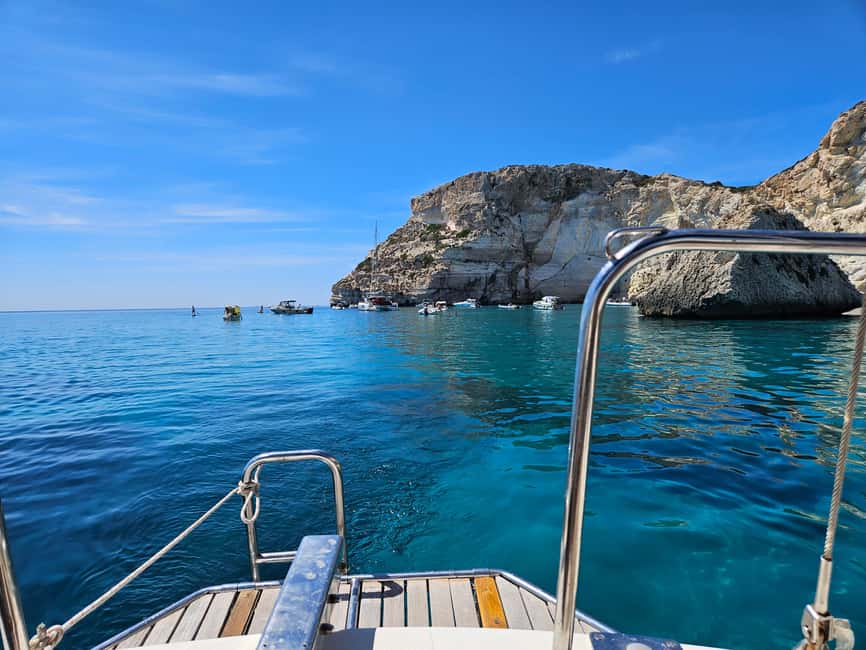 Cagliari Sailing Boat Tour with Snorkeling and Drink - Cala Fighera and the second water stop