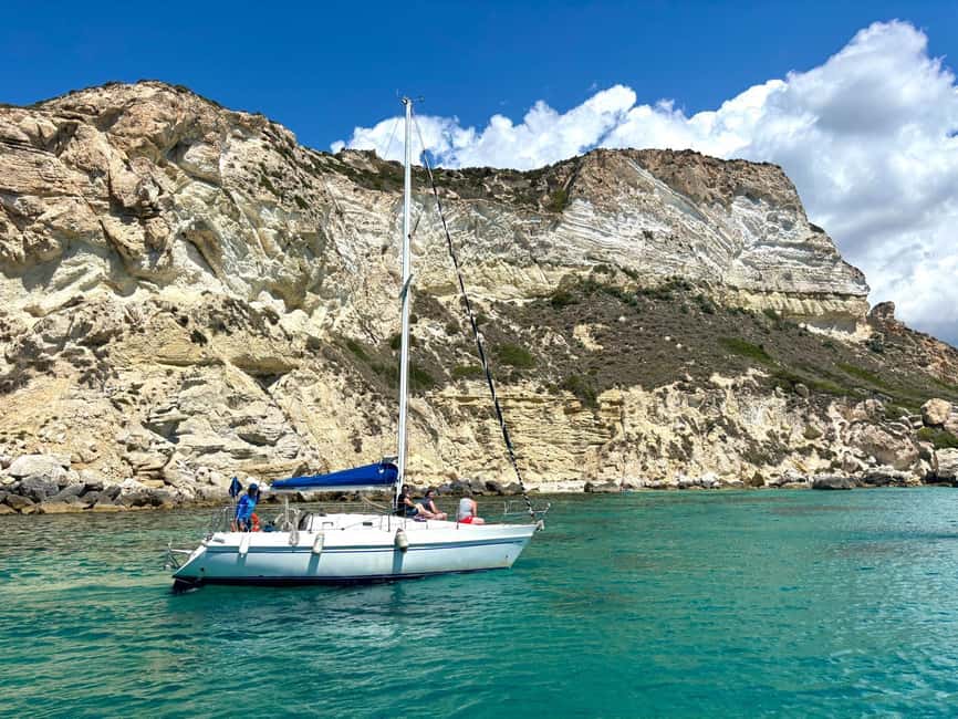 Cagliari Sailing Boat Tour with Snorkeling and Drink - Sailing under wind power instead of engine noise