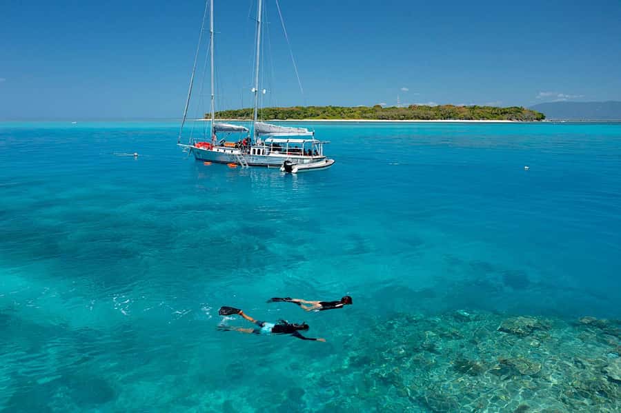 Cairns: Green Island & Great Barrier Reef Sailing Tour - Green Island for beach time and a change of pace