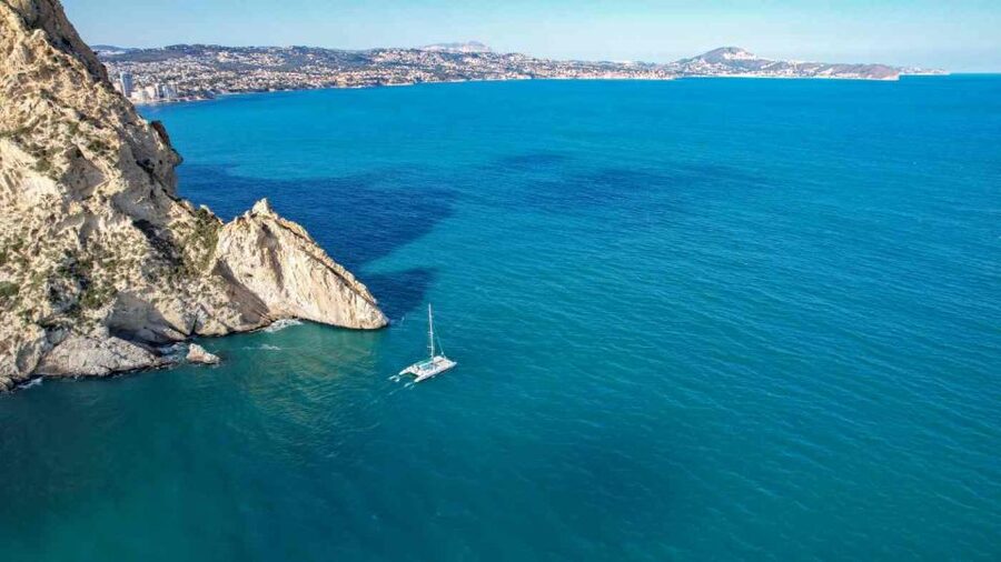 Calpe: Sailing Catamaran with Lunch - Anchoring Away From the Crowds