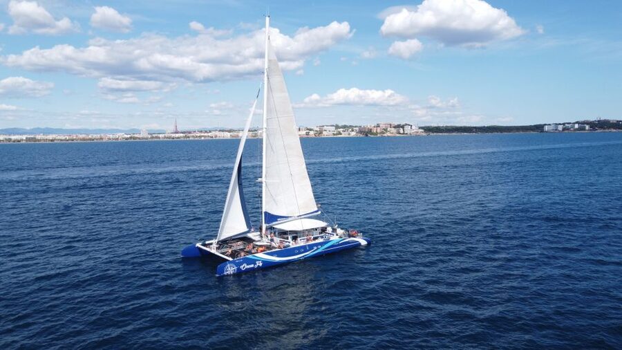 Cambrils: Costa Dorada Catamaran Day Cruise with BBQ Lunch - What the onboard barbecue is really like