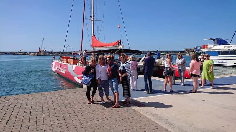 Cambrils/Salou: Coastline Catamaran 2h with drinks, pickup - A closer look at the value at $65