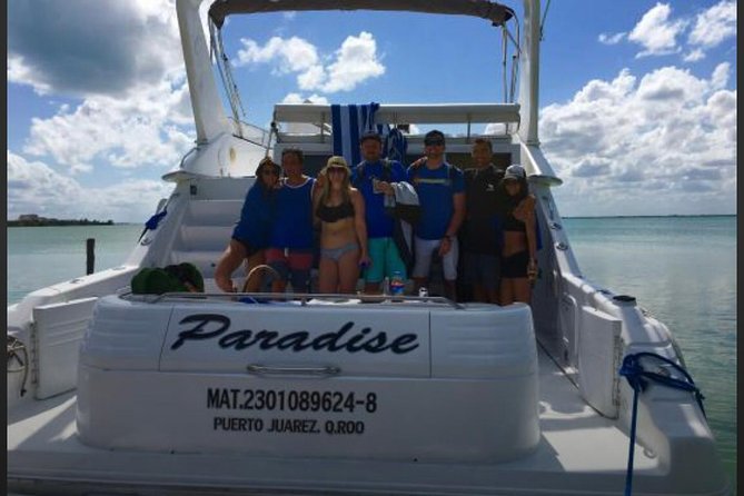 Cancun yachts rental YACHT 46 FT, 15 PAX MAX 25P12 - Swimming and Snorkeling in the Caribbean