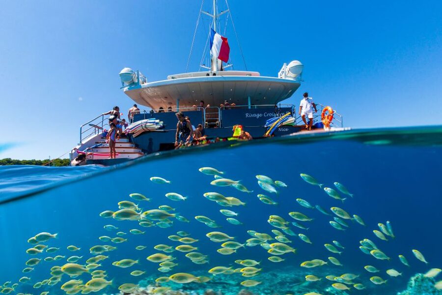 Cannes: Half-Day Catamaran Cruise - From Cannes harbor to the catamaran
