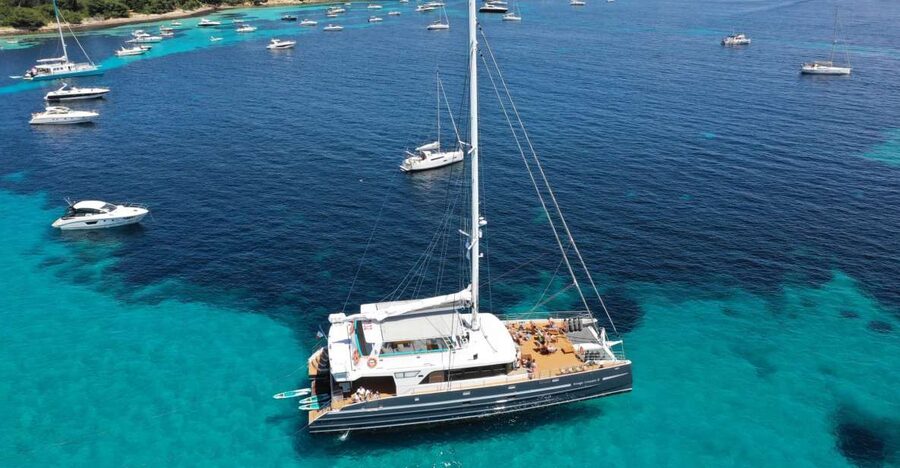Cannes: Half-Day Catamaran Cruise with Lunch - Saint-Marguerite Island changes the plan