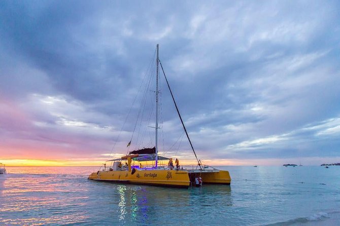 Catamaran Cruise Full Day Tour to Reef, Caves and Negril Beach - Snorkeling over the reef