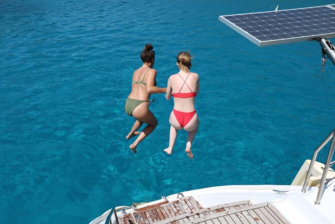 Catamaran Cruises Rhodes - 6 Hours Day Cruise ALL INCLUSIVE - Afandou Beach: lunch in the middle of the day