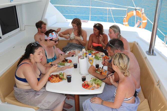 Catamaran Cruises Rhodes - 6 Hours Day Cruise ALL INCLUSIVE - Snorkeling expectations and water temperature