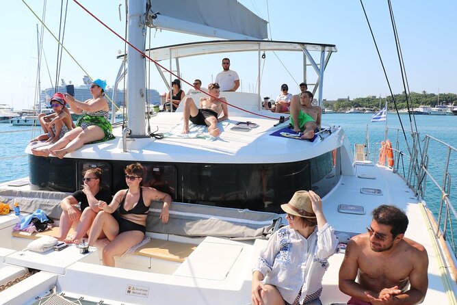 Catamaran Cruises Rhodes - 6 Hours Day Cruise ALL INCLUSIVE - Service, music, and the pace of the day