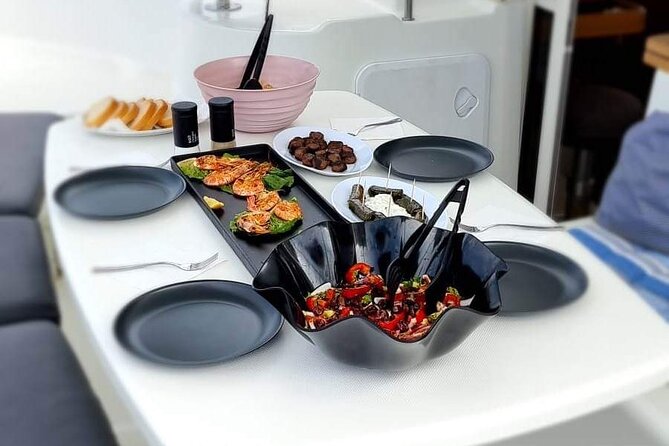Catamaran Day & Sunset Cruises with meals Drinks and transportation - What this five-hour Mykonos cruise is really like