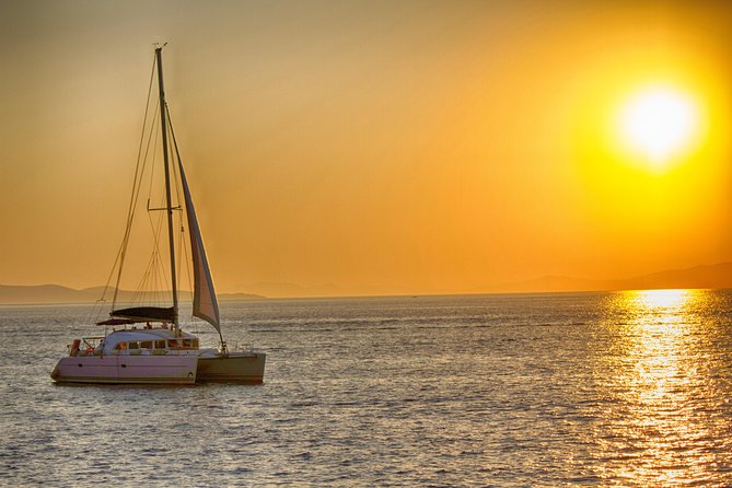 Catamaran Day & Sunset Cruises with meals Drinks and transportation - Lunch, wine, and the practical value of staying aboard