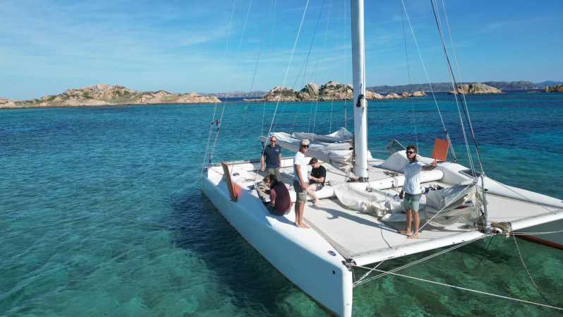 Catamaran: Day trips in La Maddalena's Archipelago - First hour through La Maddalena Archipelago National Park