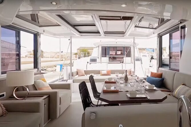 CATAMARAN Kleftiko Poliegos & Round of Milos Lunch with Openbar - Gerakas offers sand slides and a quieter swim