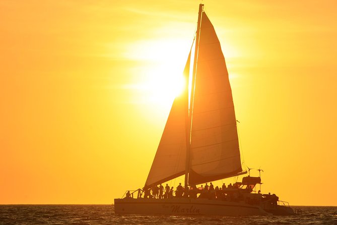 Catamaran Sailing & Snorkeling from Playas del Coco - The return sail and Playa Hermosa sunset