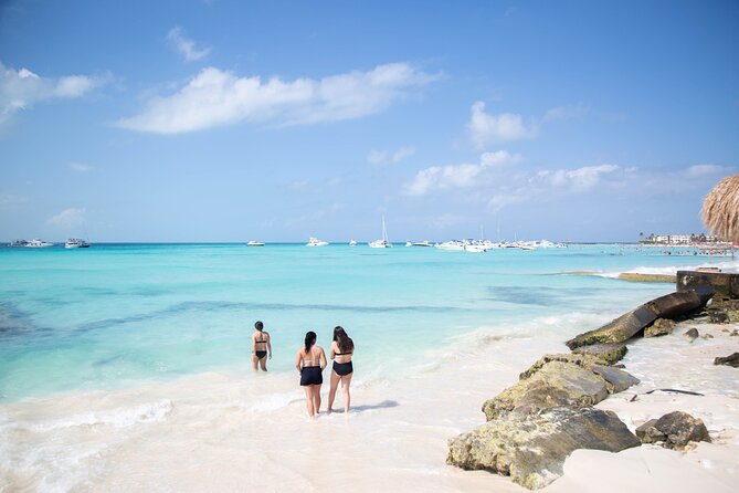 Catamaran Sailing to Isla Mujeres with Snorkeling, Lunch & Open Bar included - Spinnaker time above the Caribbean