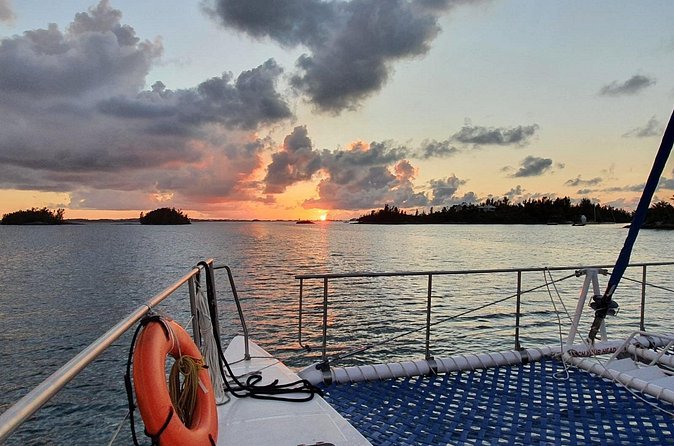 Catamaran Sunset Sail - Weather can change the evening