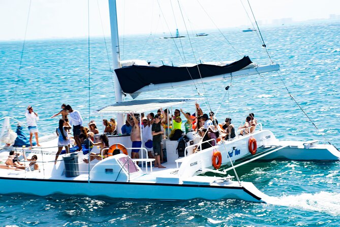 Catamaran to Isla Mujeres, Open bar, buffet, Beach Club Included - What kind of day this really is