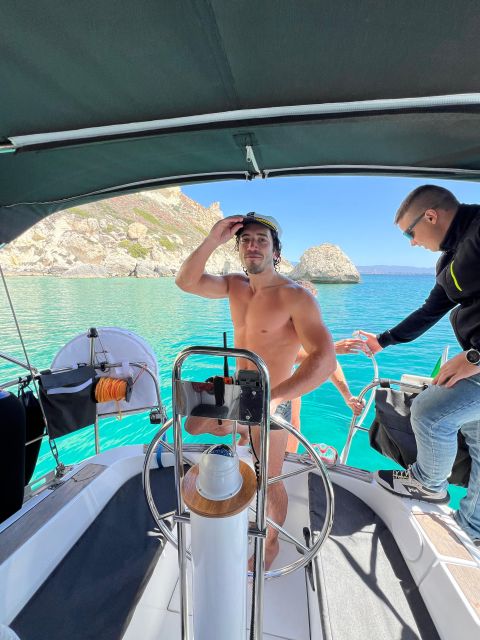 Catamaran tour, swimming, snorkeling, and a Prosecco toast - Cala Bernat and Cala Mosca: the first swim