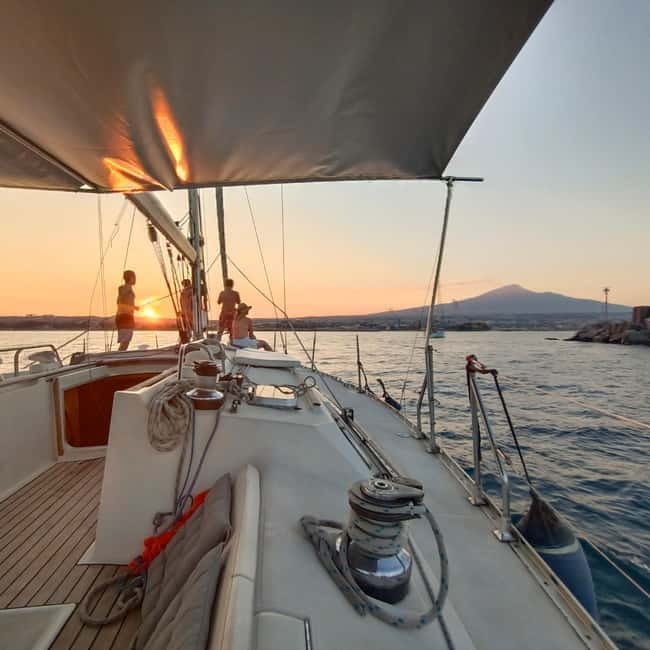 Catania: Coastline Sailing Tour with Aperitif - Setting sail from Blu Marina in Catania