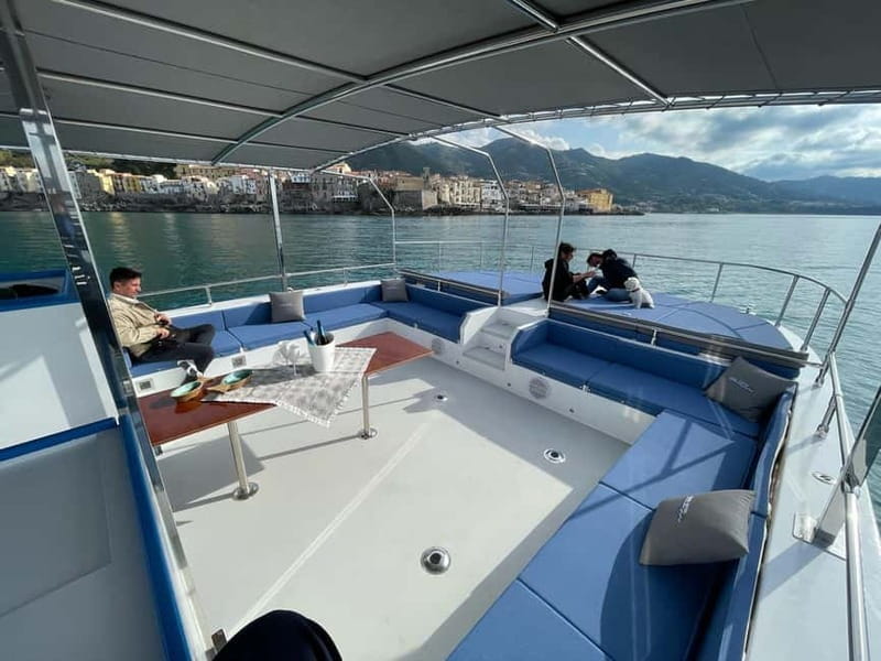 Cefalù: Coast-to-Coast Catamaran Tour - The 30-minute stop near Lungomare Giardina