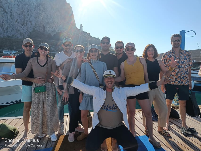 Cefalù: Mini Yacht with Snorkel Stops, Caves and Aperitif - The first coastal views: 25 minutes around Cefalù