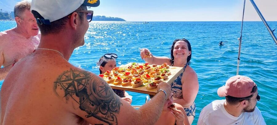 Cefalù: Mini Yacht with Snorkel Stops, Caves and Aperitif - How much value you get for $52