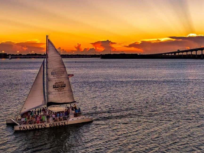 Charleston Harbor Sunset Cruise with Music & Onboard Bar - A sunset sail built around music and easy harbor views