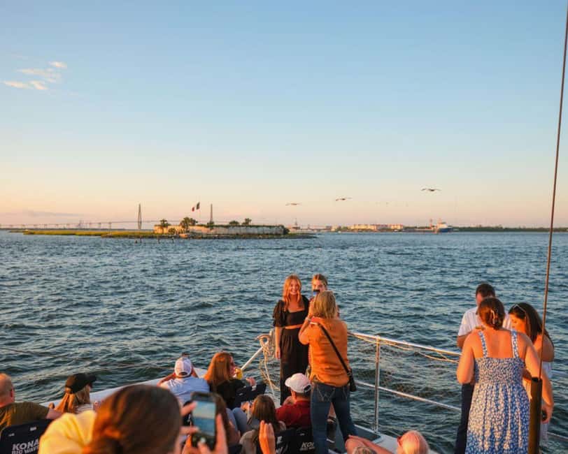 Charleston Harbor Sunset Cruise with Music & Onboard Bar - What the Palmetto Breeze feels like onboard