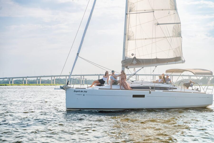 Charleston: Private Daytime or Sunset BYOB Sailing Charter - Two and a Half Hours on Charleston Harbor