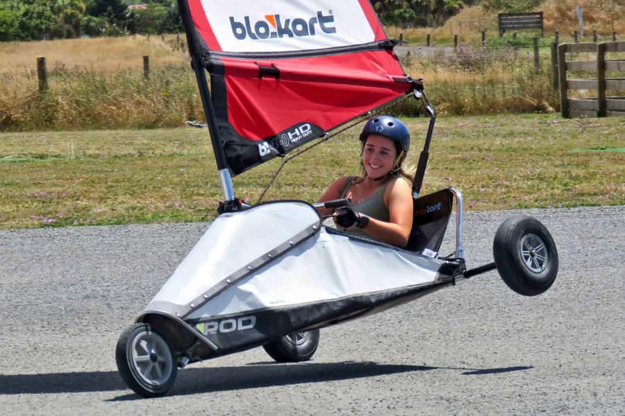 Christchurch: Blokart Land-sailing - Why blokarting works so well in Christchurch