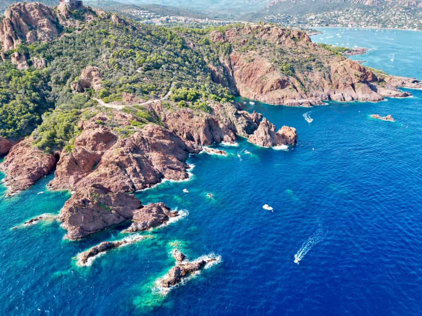 Côte d'Azur: Evening Catamaran Cruise with Aperitif - The first stretch along Saint-Tropez