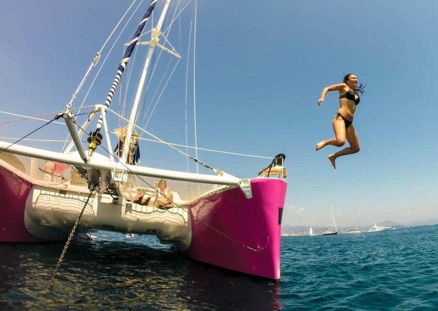 Côte d'Azur: Half-Day Coastline Catamaran Sailing Tour - A relaxed way to see the St. Tropez coast