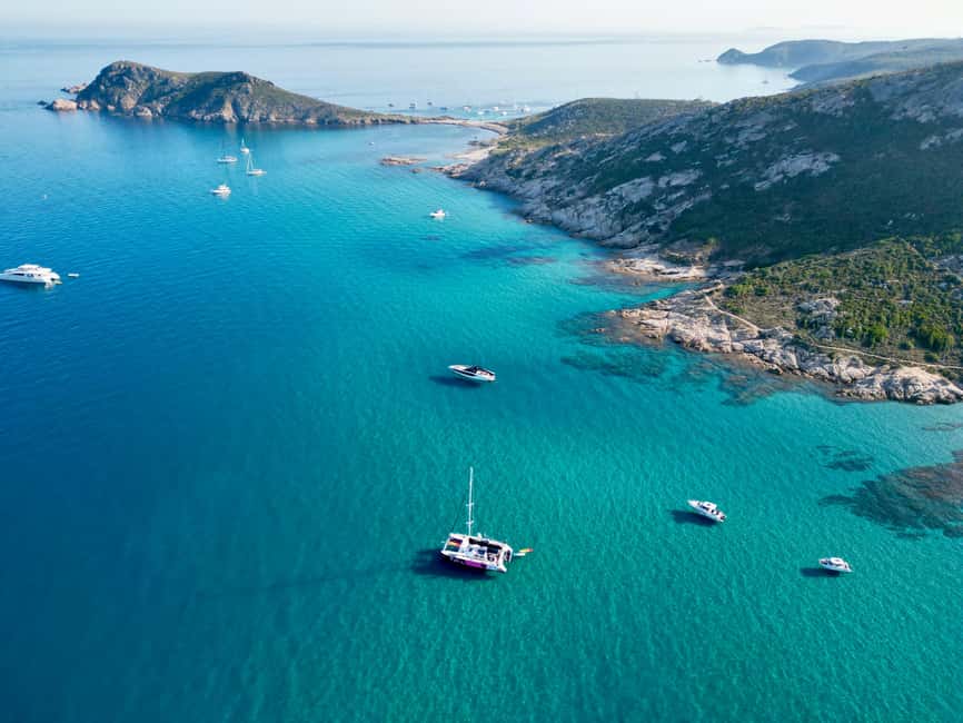 Côte d'Azur: Half-Day Coastline Catamaran Sailing Tour - Boarding with an aperitif