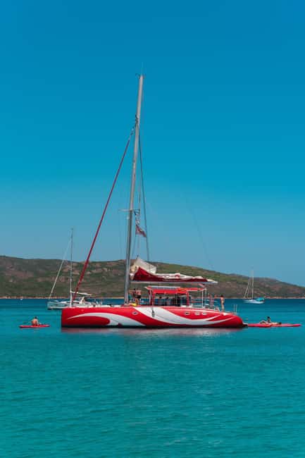 Cruising on a sailing maxi-catamaran - The $200 price and what it covers