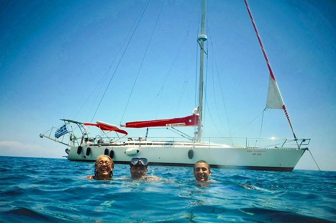 Day Cruise by a Sailing Yacht to the most beautiful bays or Rhodes (Small Group) - Ladiko Beach: a quieter-feeling final bay