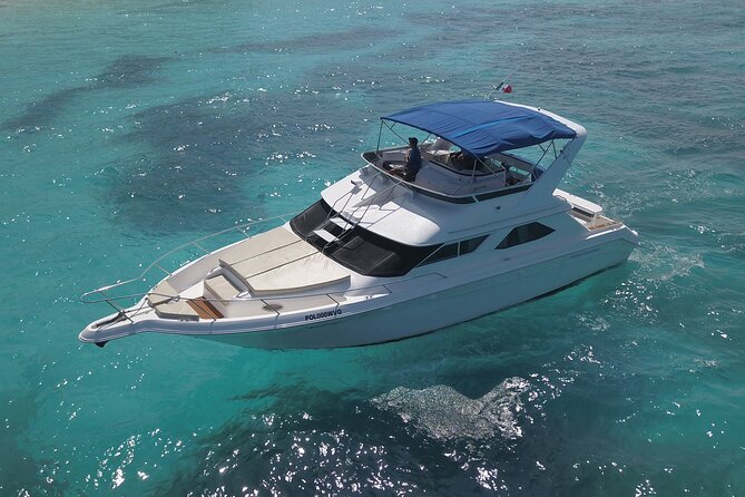 Deluxe Yacht 48FT with FlyBrige Rental in Cancun - Six and eight hours for a slower day