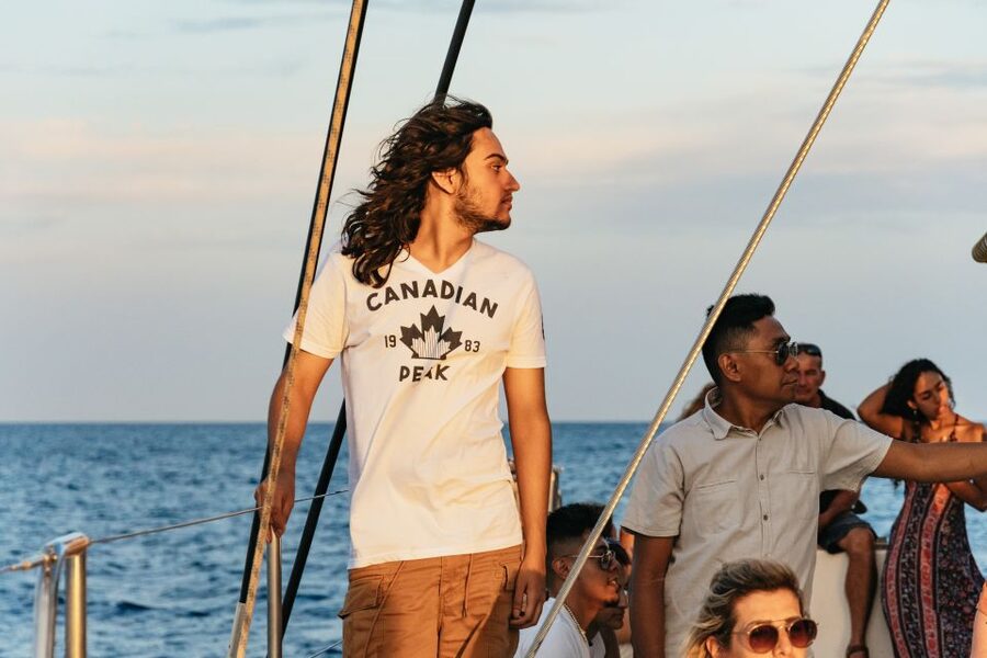 Dénia: Daytime or Sunset Catamaran Cruise - Sunset, music, and a glass of cava