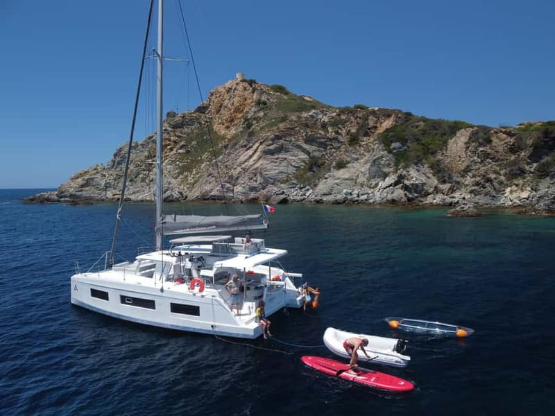 Departure from BRUSC: Half-day catamaran cruise - What the new 2024 catamaran adds