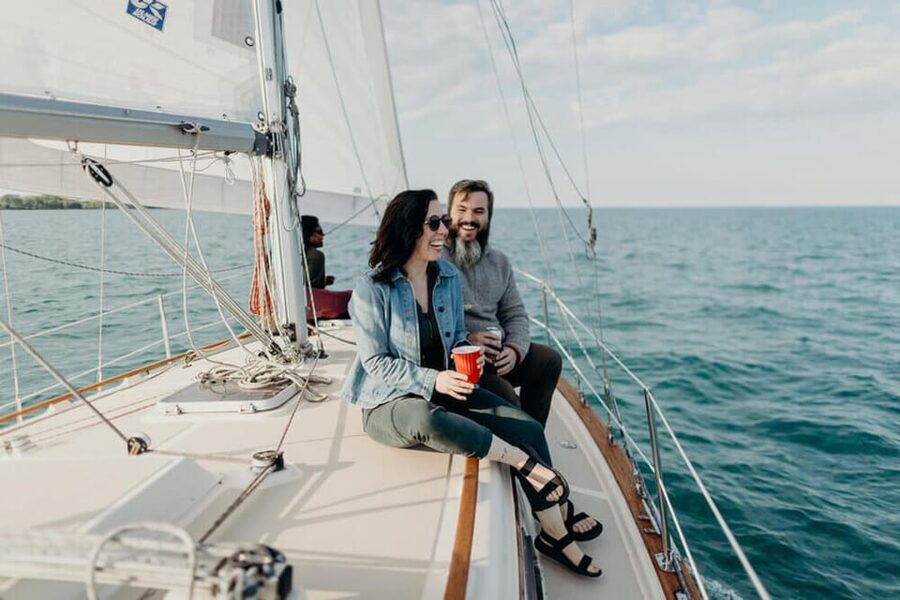 Detroit: Sailing Tour on the Detroit River - A small boat makes the outing personal