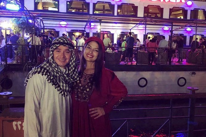 Dinner Nile Cruise belly dancer open buffer tanora show sailing on Nile - An easy Cairo evening on the Nile
