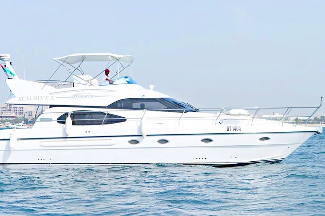 Dubai 3 Hour Private Luxury Yacht Charter with Jet Ski Option - Palm Jumeirah and the approach to Atlantis