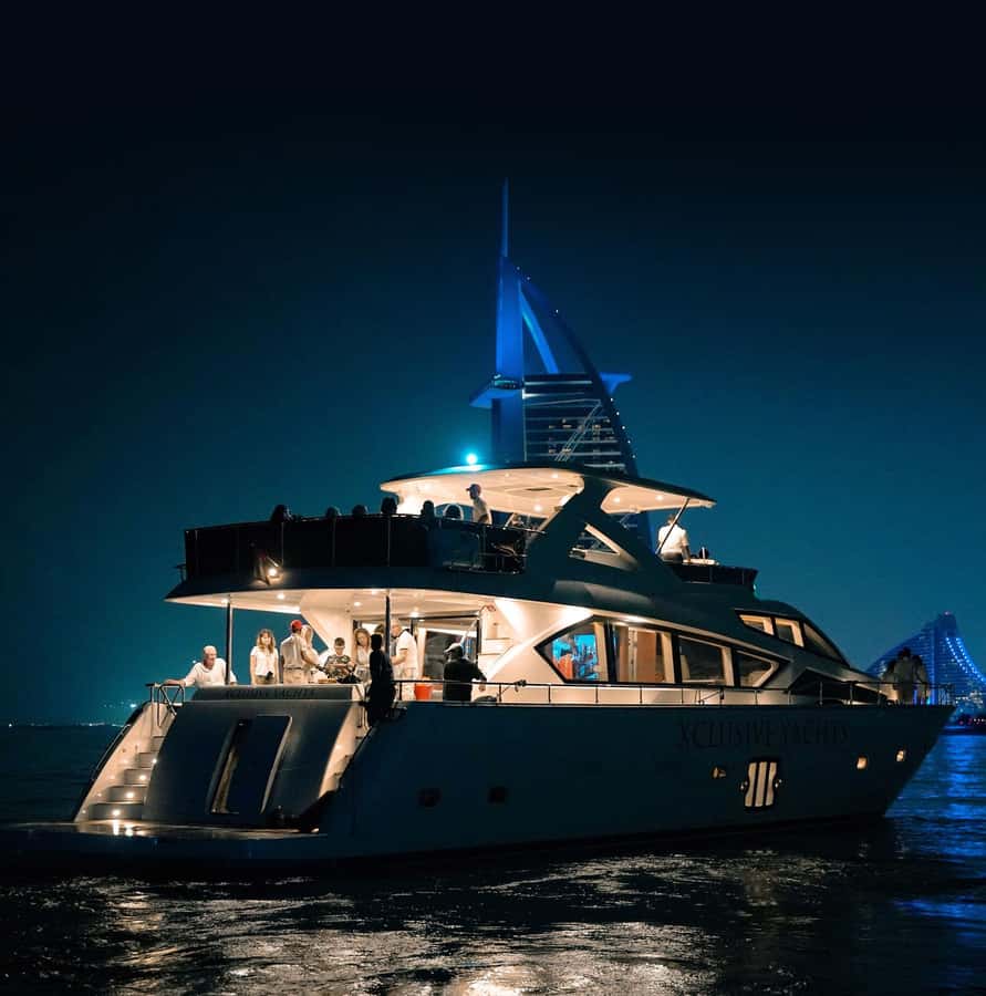 Dubai Harbor: Luxury Yacht Tour with BBQ Options - English commentary keeps the sights in context