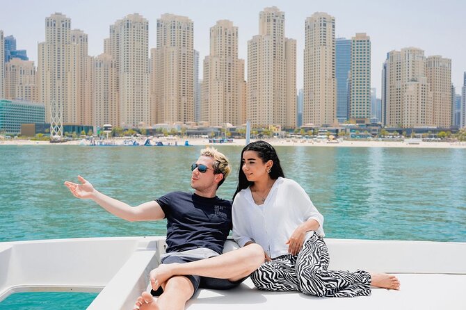 Dubai Harbour Luxury Yacht Tour with BBQ & Drinks - The yacht, service, and shared atmosphere