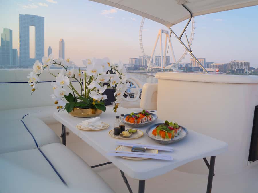 Dubai: Luxury Private 50 FT Yacht Cruise + Optional Sushi - Who should book this cruise?