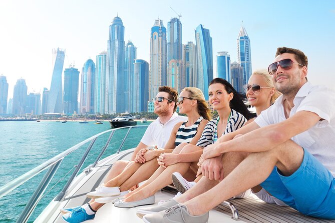 Dubai Marina 2 Hour Sunset Yacht Tour with Alcoholic Drinks - Photographing Ain Dubai from the water
