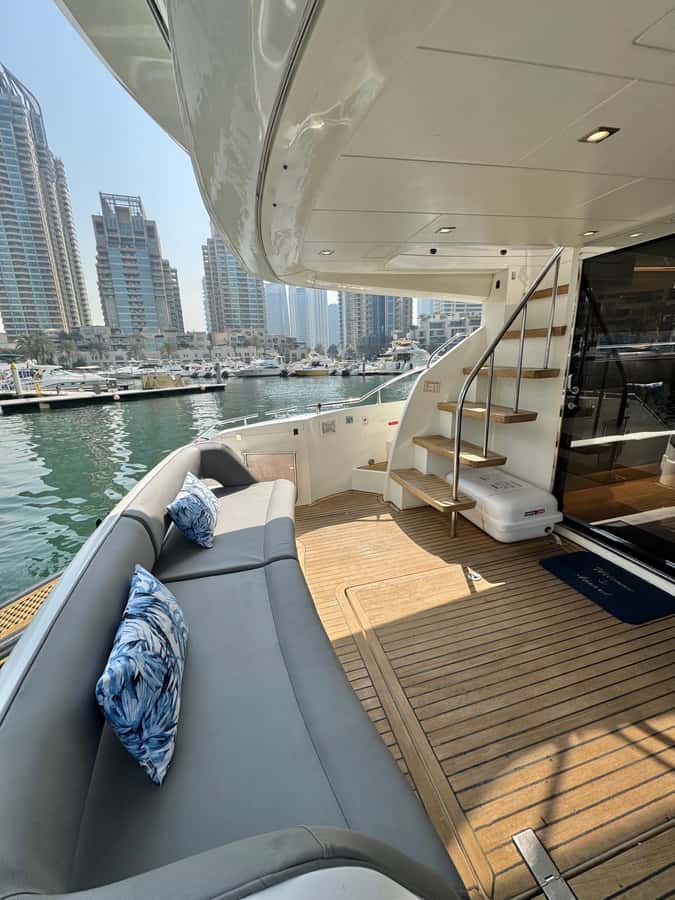 Dubai: Palm Jumeirah luxury private yacht Tour - The onboard setup is comfortable, but keep expectations practical