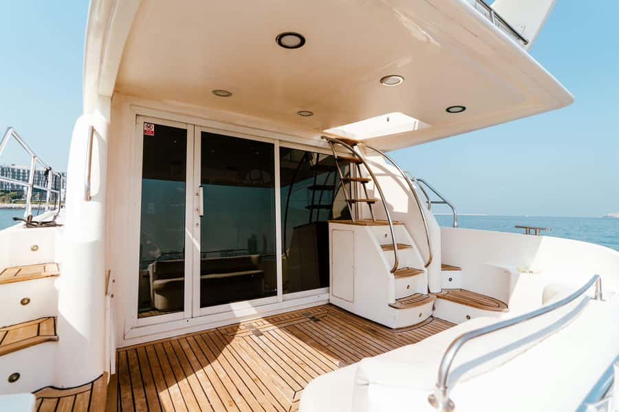 Dubai: Private Luxury Yacht Tour on a 50-Foot Yacht - Ain Dubai and the evening skyline