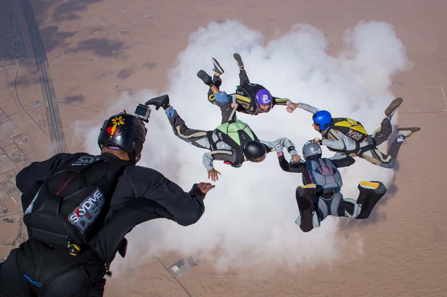 Dubai: Skydive at The Palm with Photos, Video & Yacht Tour - From check-in to the safety briefing